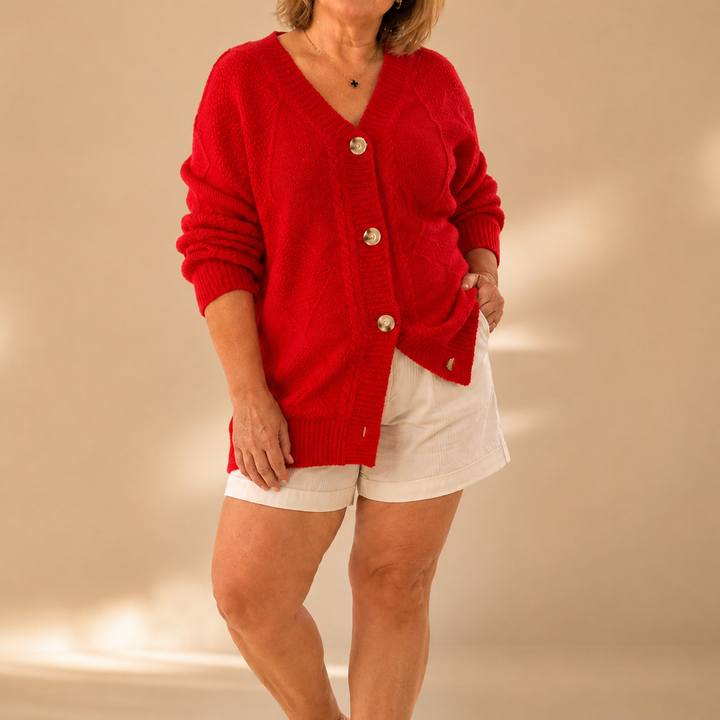 Karin | Button Knit Cardigan