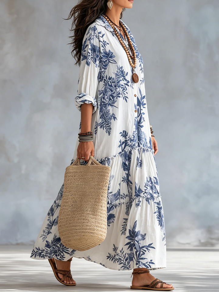 Dahlia | Boho Tiered Maxi