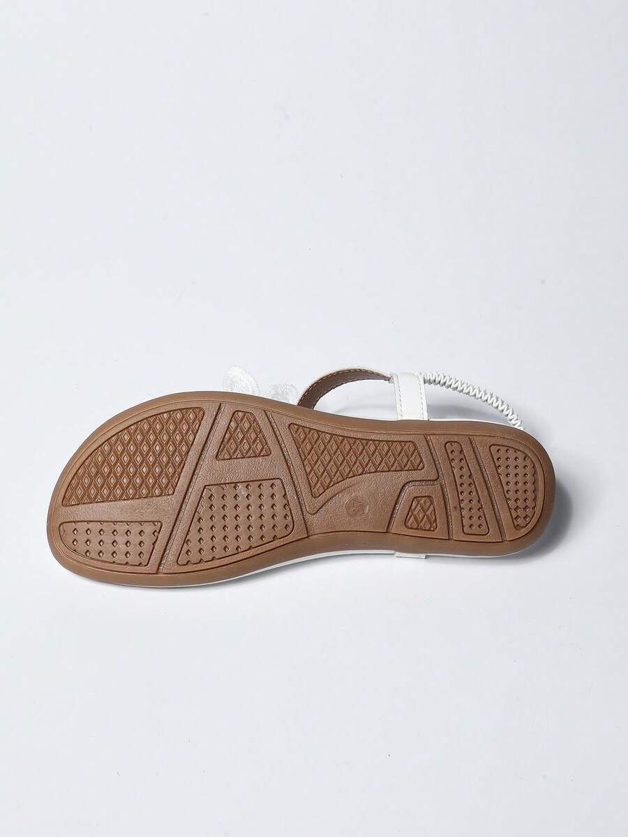 Florette | Flower Appliqué Sandals