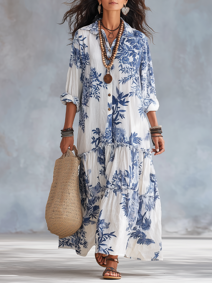 Dahlia | Boho Tiered Maxi