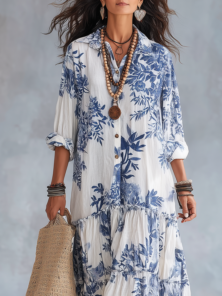 Dahlia | Boho Tiered Maxi