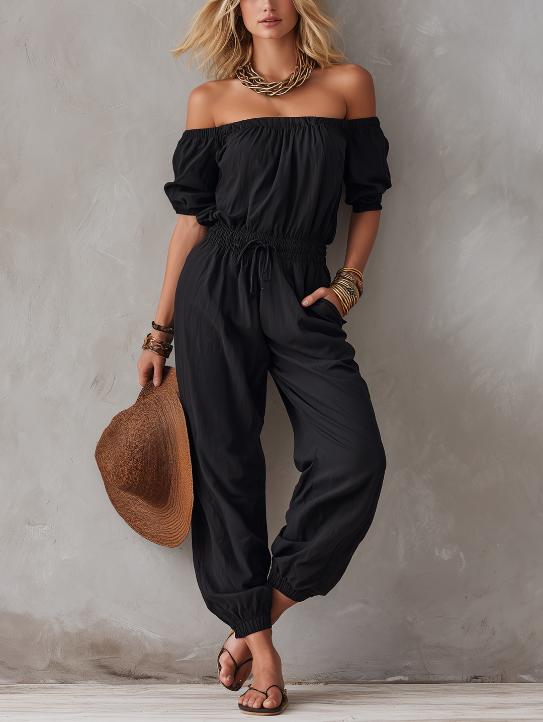 Calla | Off-Shoulder Jumpsuit