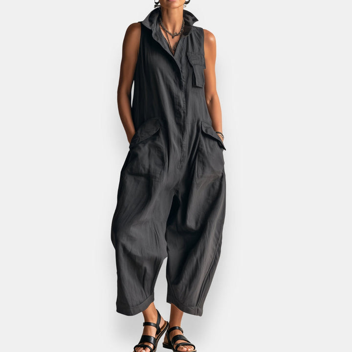 Ryder | Sleeveless Cargo Jumpsuit