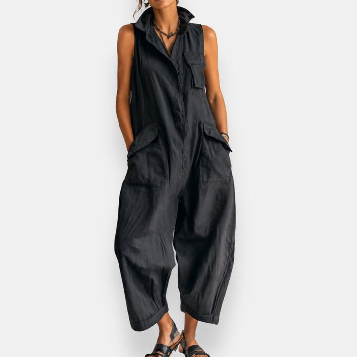 Ryder | Sleeveless Cargo Jumpsuit