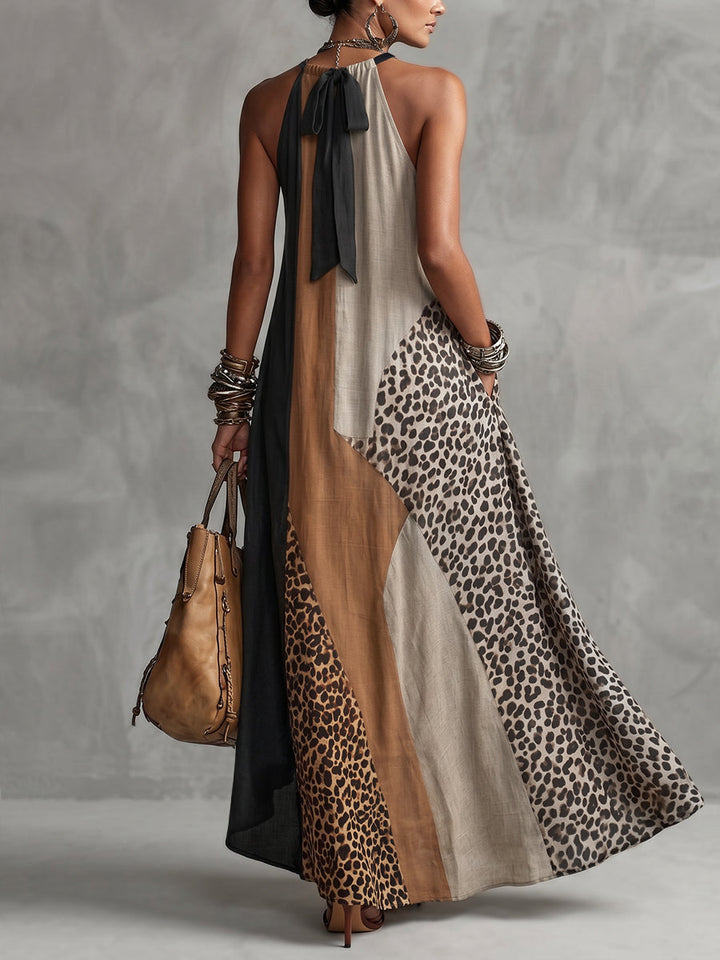Luciana | Halter Maxi Dress