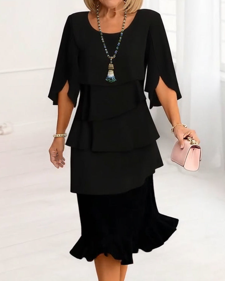 The Paloma | Elegant Ruffle Dress