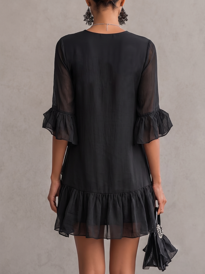 Rochelle | Ruffle Mini Dress
