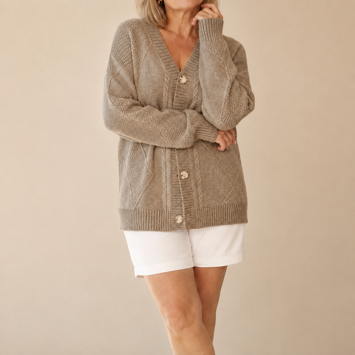 Karin | Button Knit Cardigan