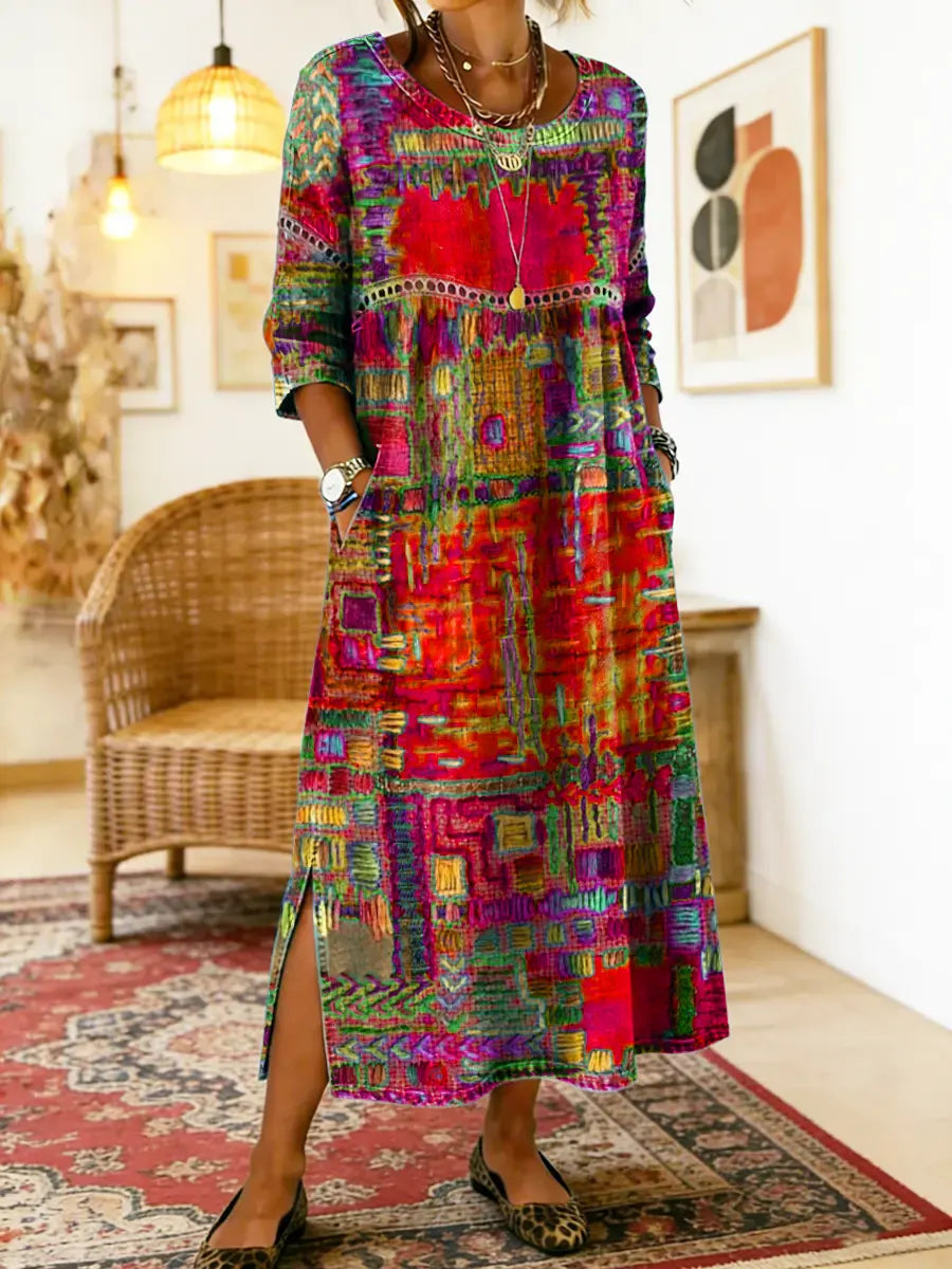 Manuela | Patchwork Dress