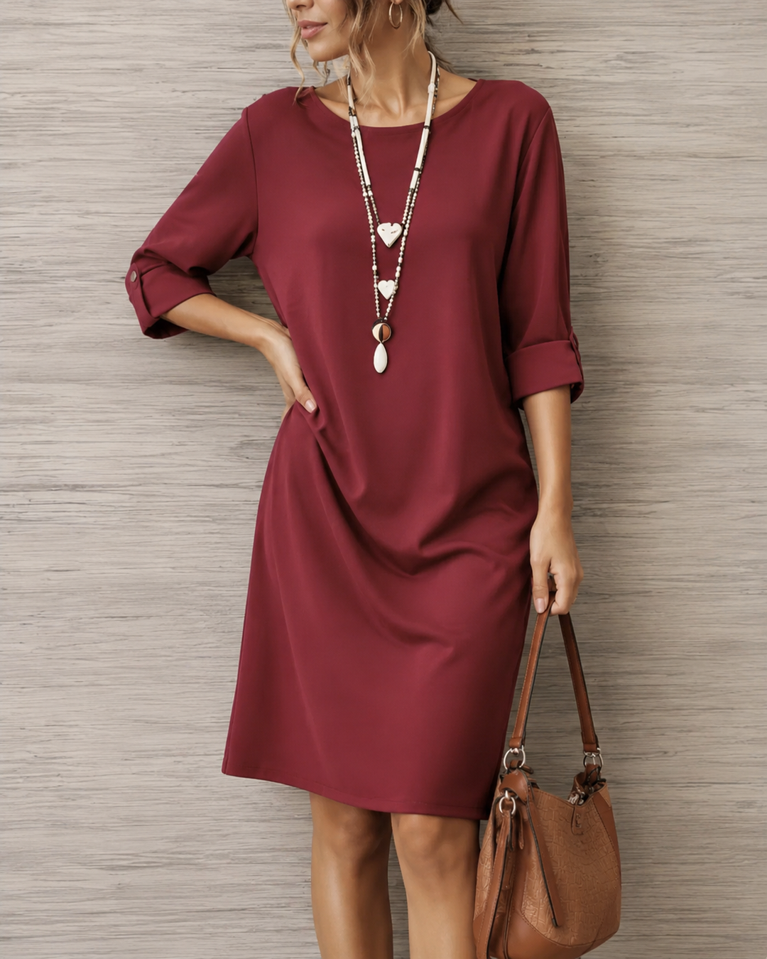 Odette | Tummy-Concealing Midi Dress