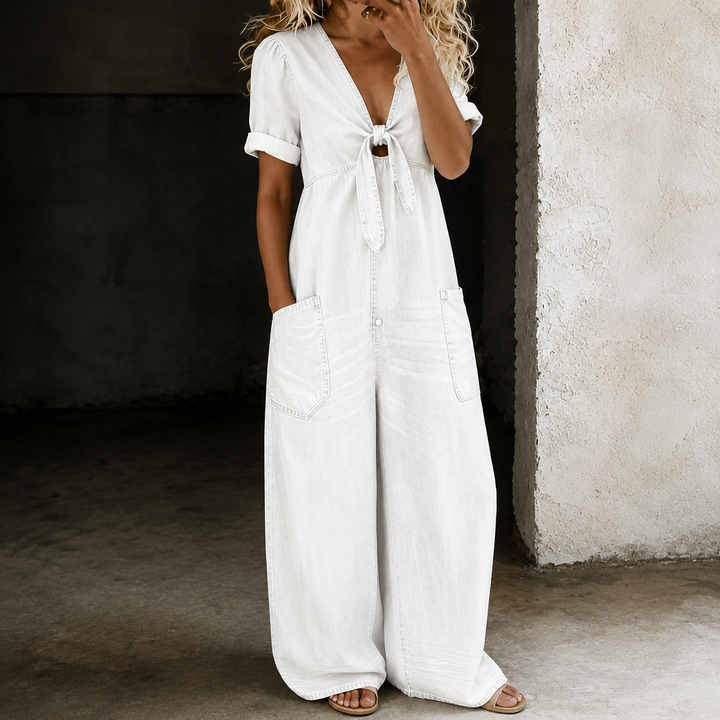 The Indigo | Denim Wide-Leg Jumpsuit