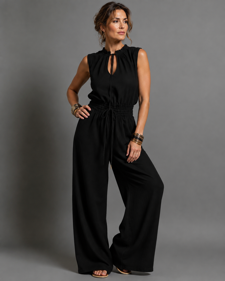 Jette | Sleeveless Wide-Leg Jumpsuit