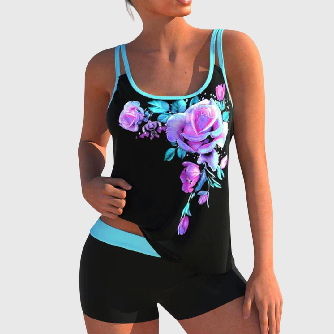 Flora | Tummy Control Tankini Set