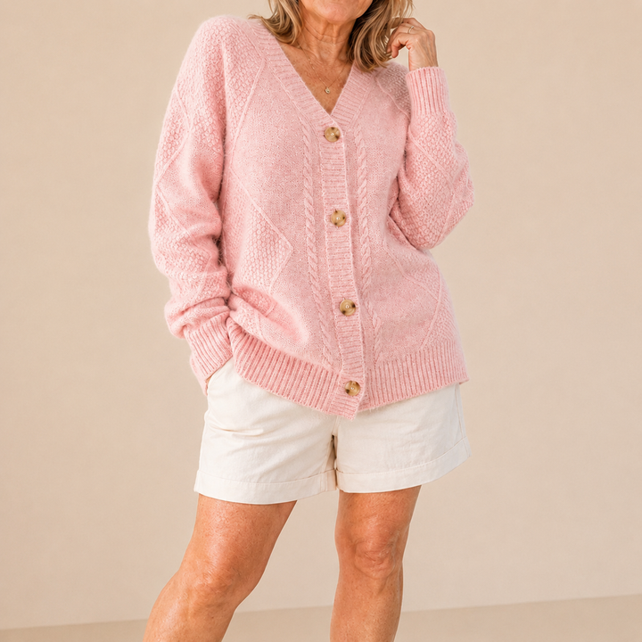Karin | Button Knit Cardigan