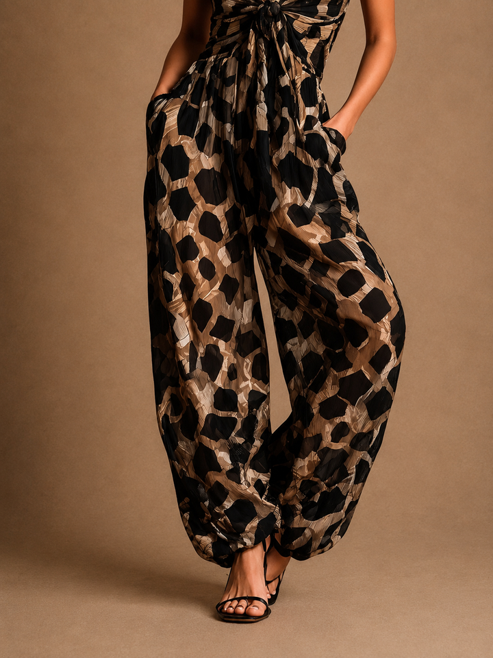 Carla | Flowing Halter Jumpsuit