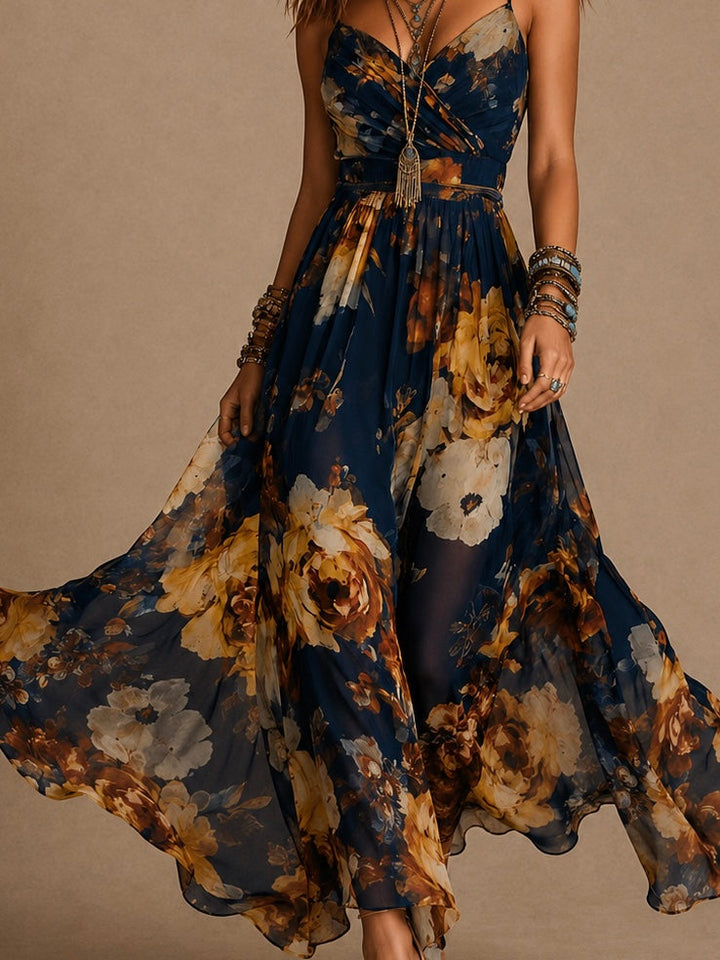 Rosine | Floral Strap Maxi