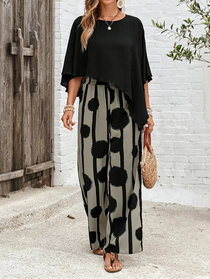 The Kallista | Elastic Waist Two-Piece Set