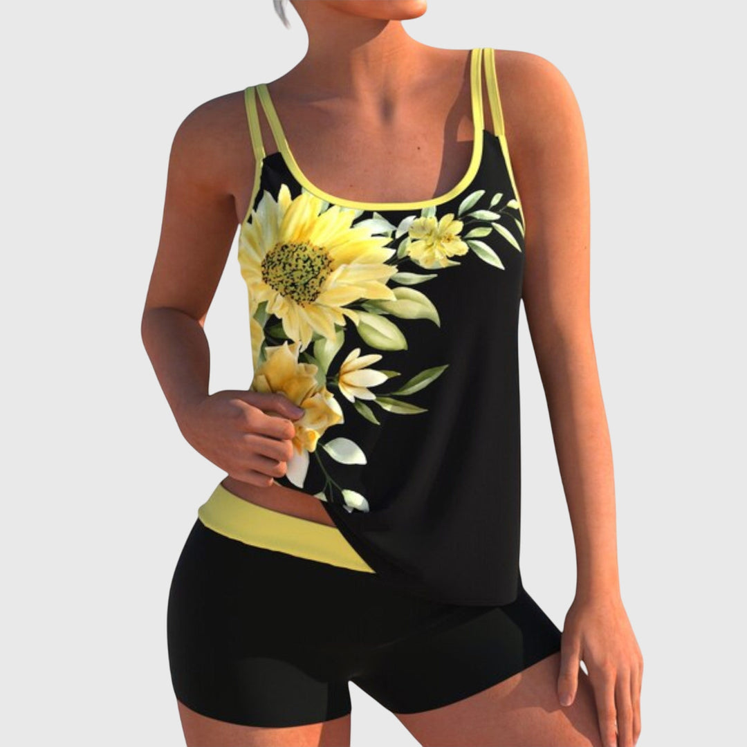Flora | Tummy Control Tankini Set