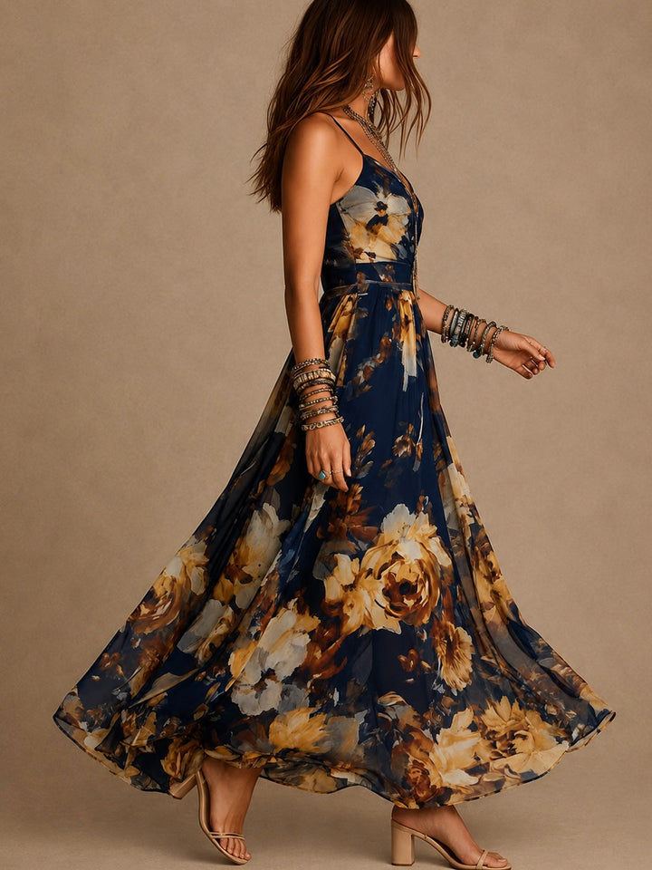Rosine | Floral Strap Maxi