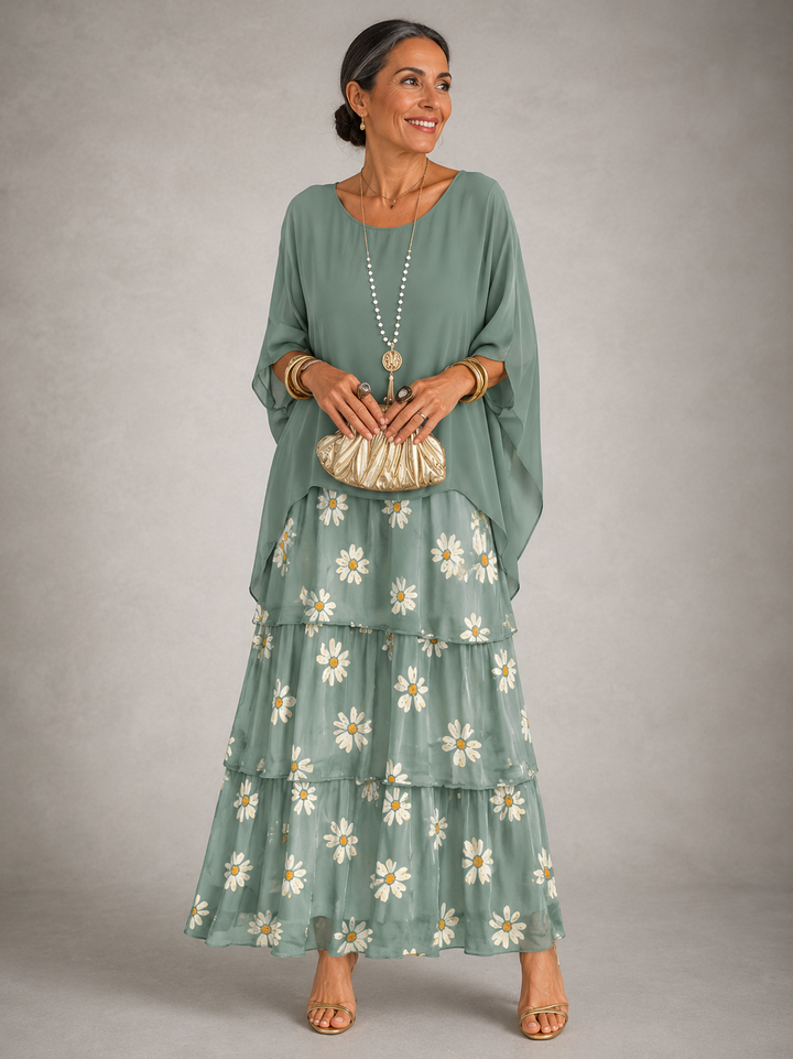 The Larissa | Elegant Flowing Maxi Dress