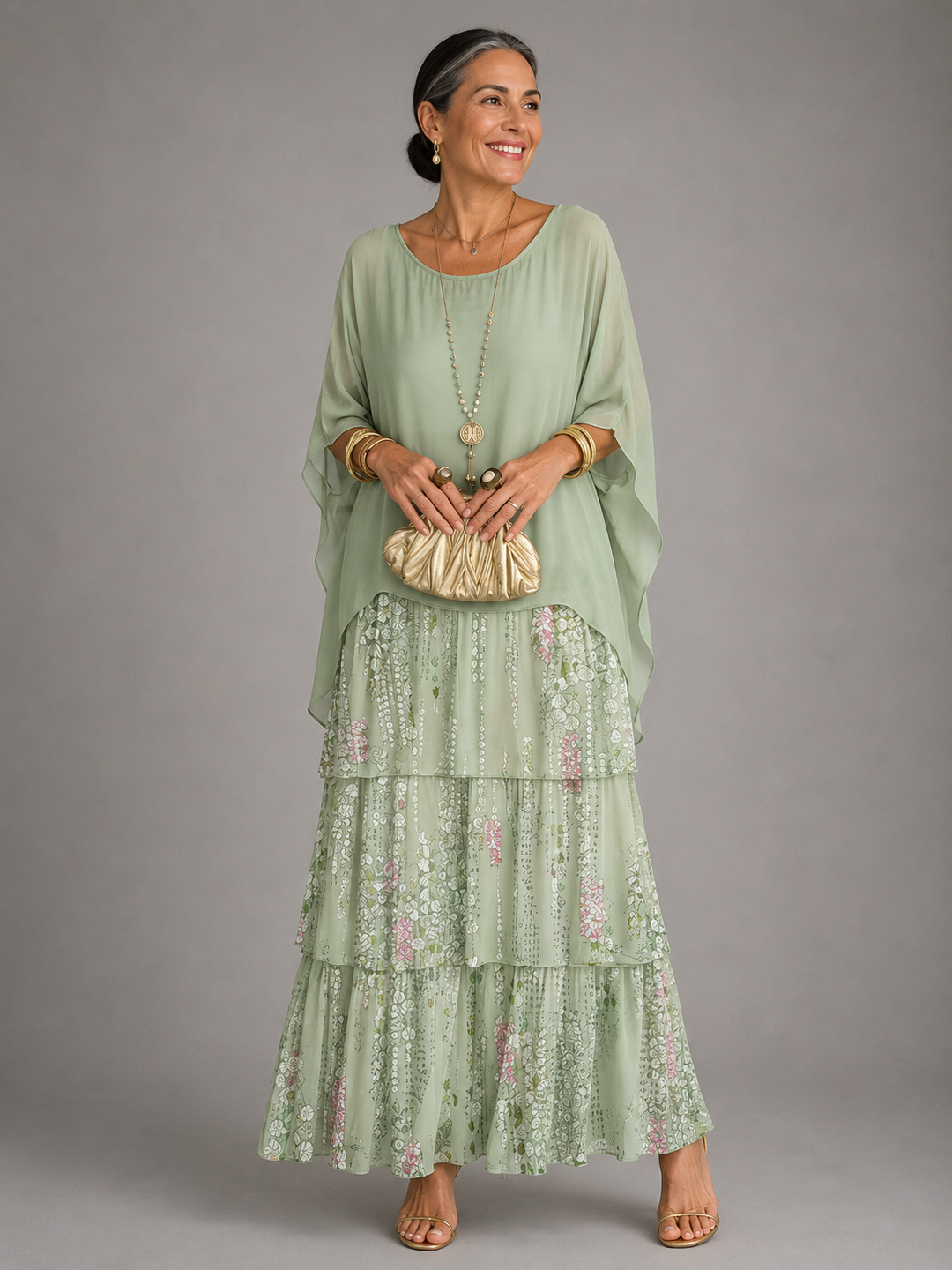 The Larissa | Elegant Flowing Maxi Dress