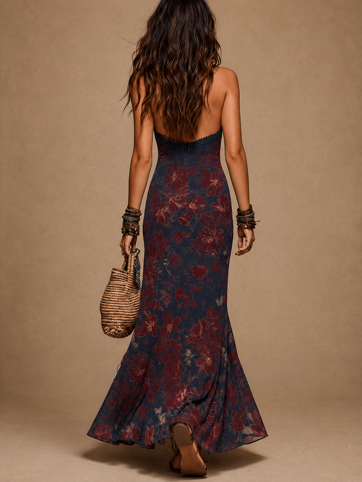 Lisette | Floral Mermaid Maxi