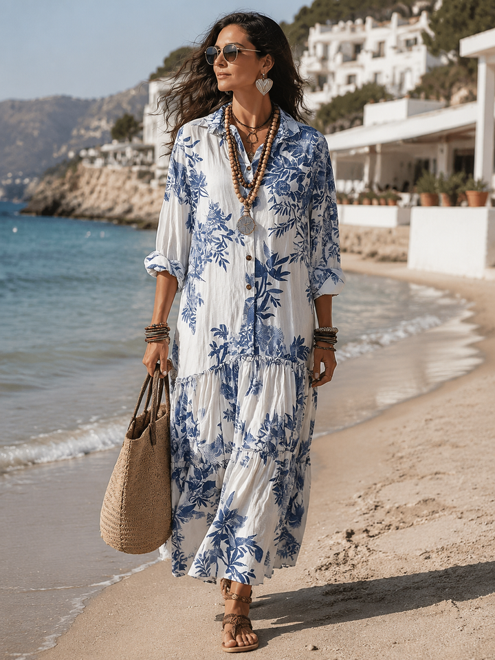Dahlia | Boho Tiered Maxi