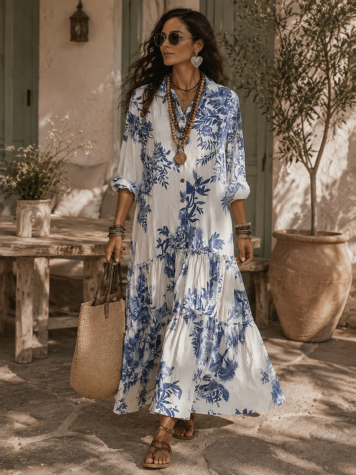 Dahlia | Boho Tiered Maxi