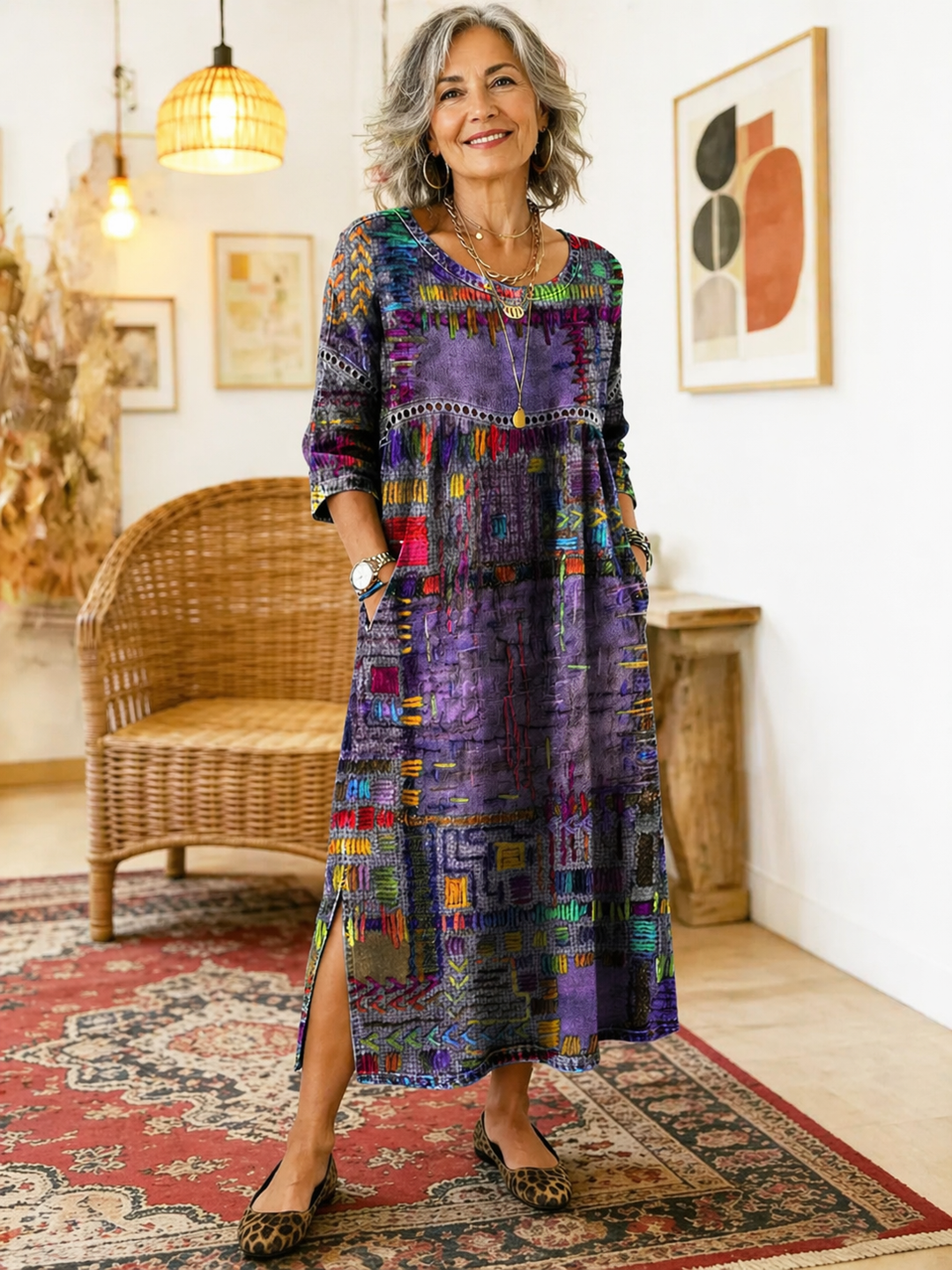 Manuela | Patchwork Dress