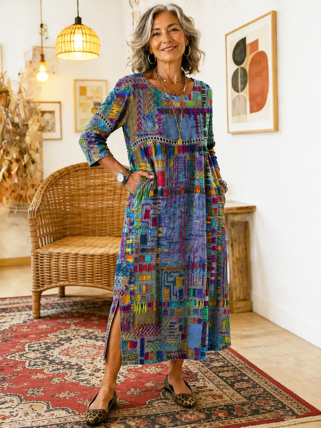Manuela | Patchwork Dress