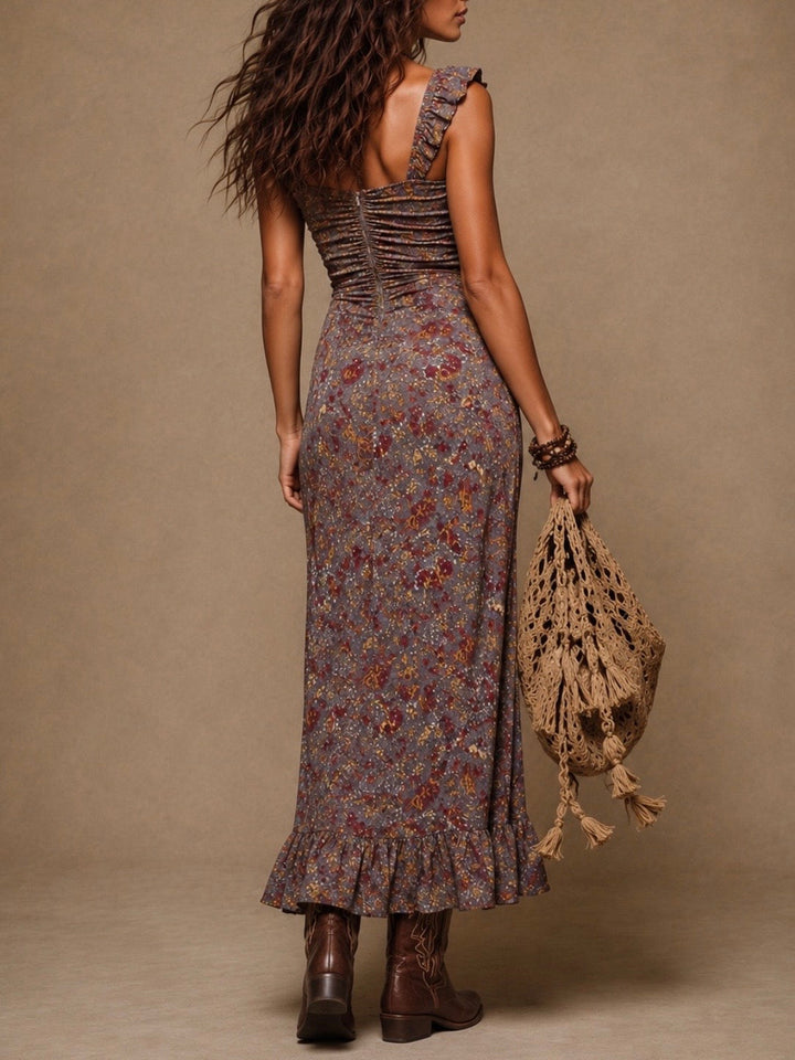 Nolwenn | Floral Slit Maxi