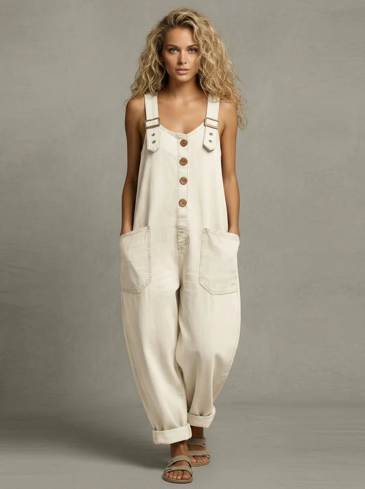 The Leila | Stylish Denim Jumpsuit