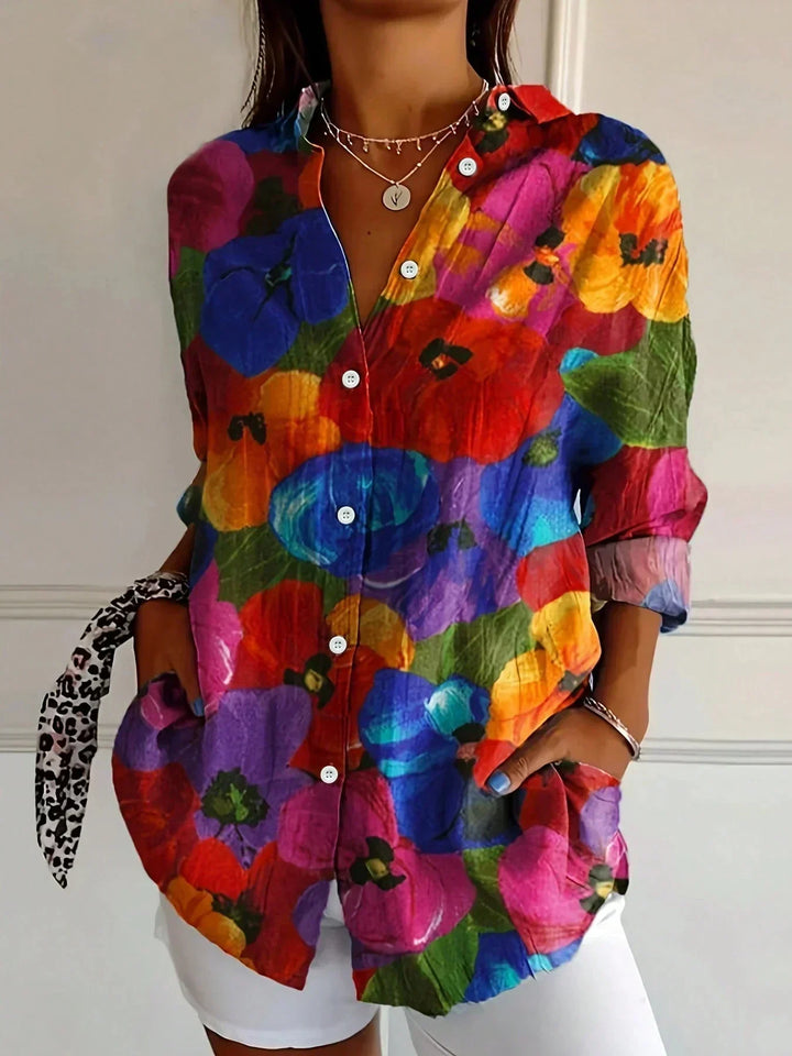Florella | Casual Floral Blouse