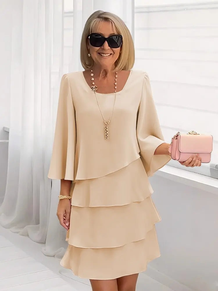 The Catalina | Elegant Ruffle Dress