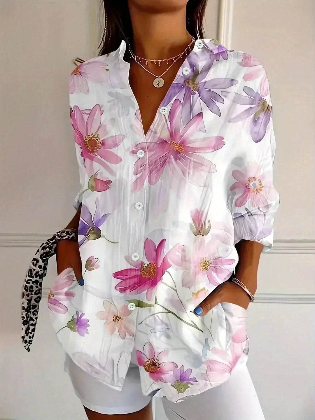 Florella | Casual Floral Blouse