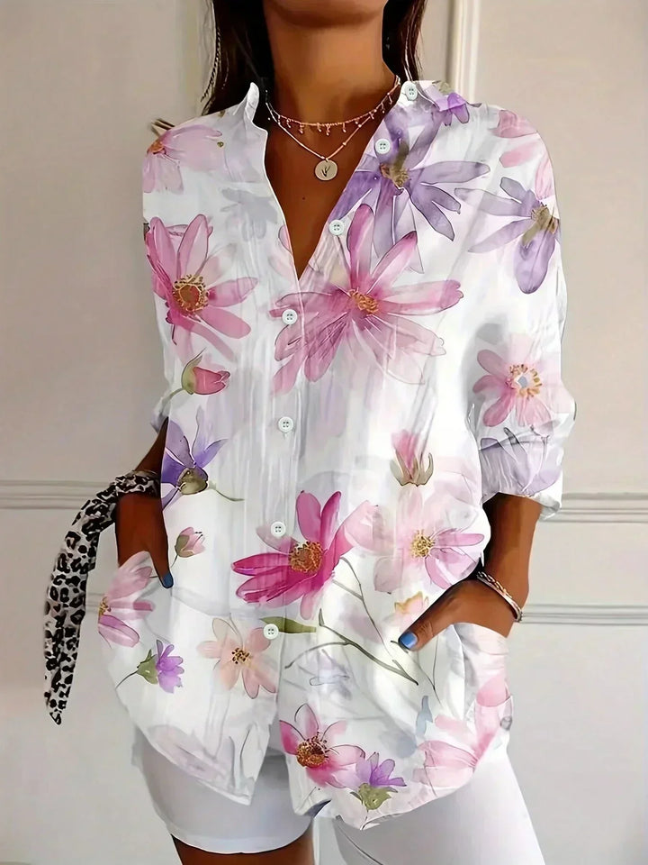 Florella | Casual Floral Blouse