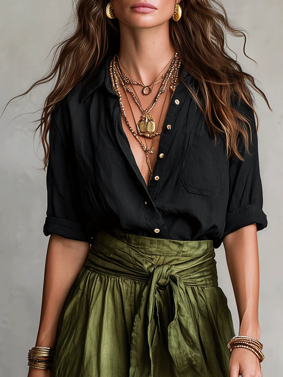 The Verano | Two-Piece Midi Skirt Set