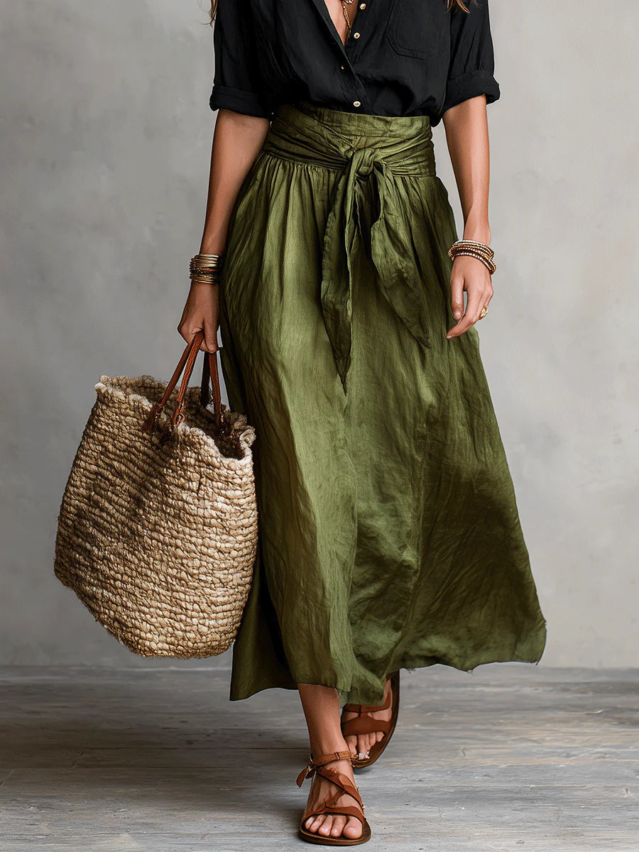 The Verano | Two-Piece Midi Skirt Set