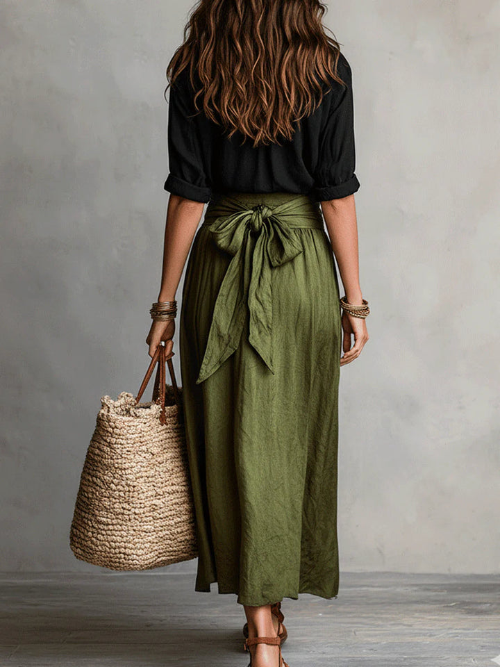 The Verano | Two-Piece Midi Skirt Set