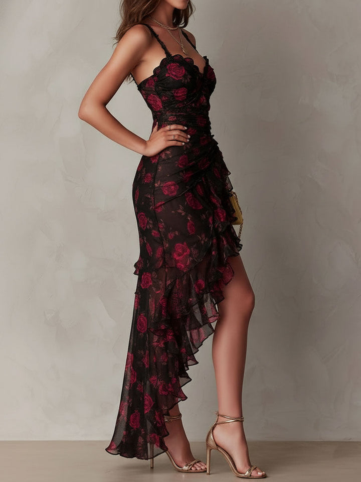 Scarlett | Ruffle Hem Dress
