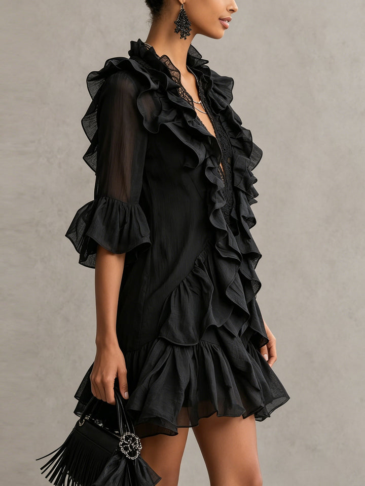 Rochelle | Ruffle Mini Dress