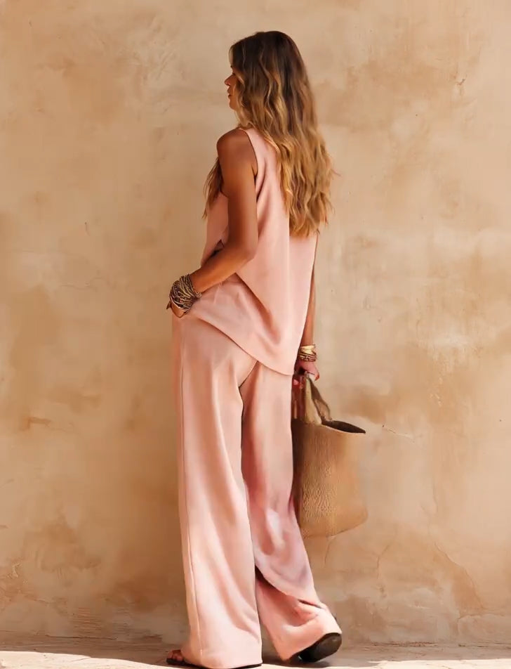 Rosette | One-Shoulder Casual Set
