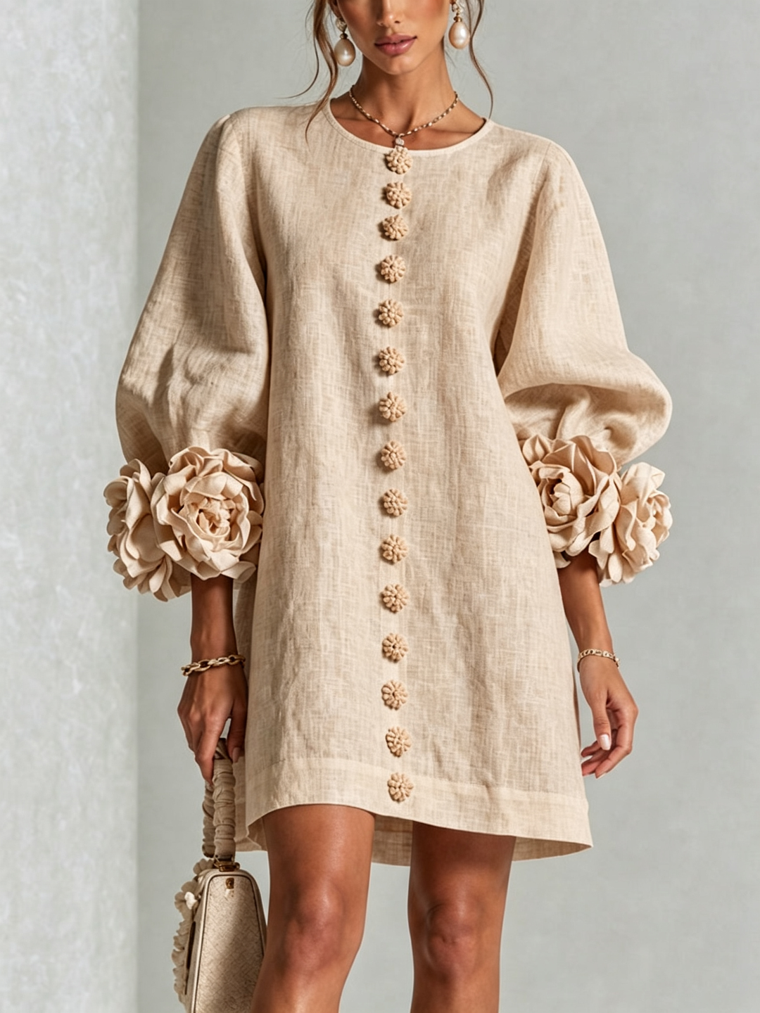 Clover | Floral Button-Down Mini