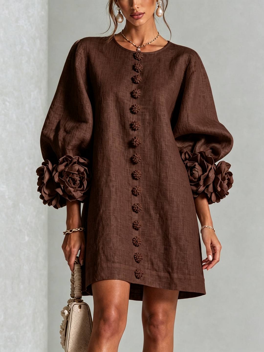 Clover | Floral Button-Down Mini