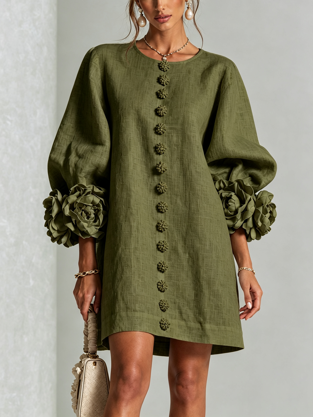 Clover | Floral Button-Down Mini