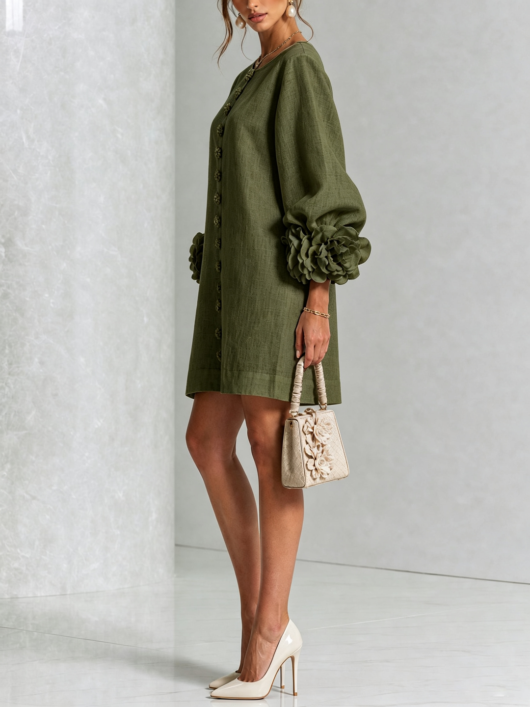 Clover | Floral Button-Down Mini