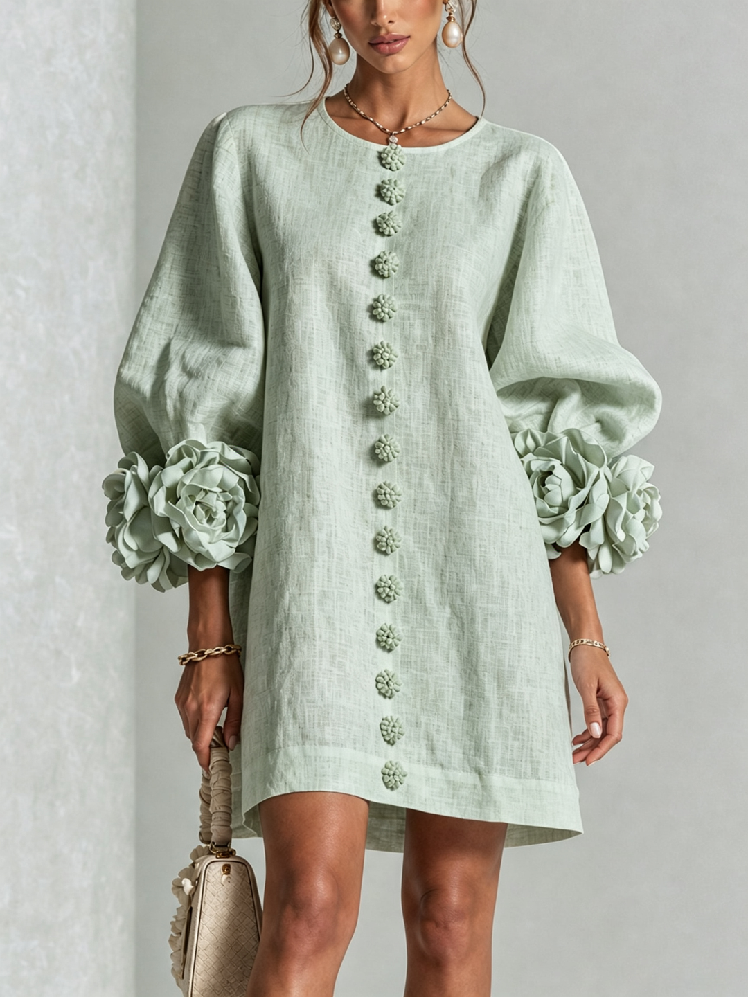 Clover | Floral Button-Down Mini