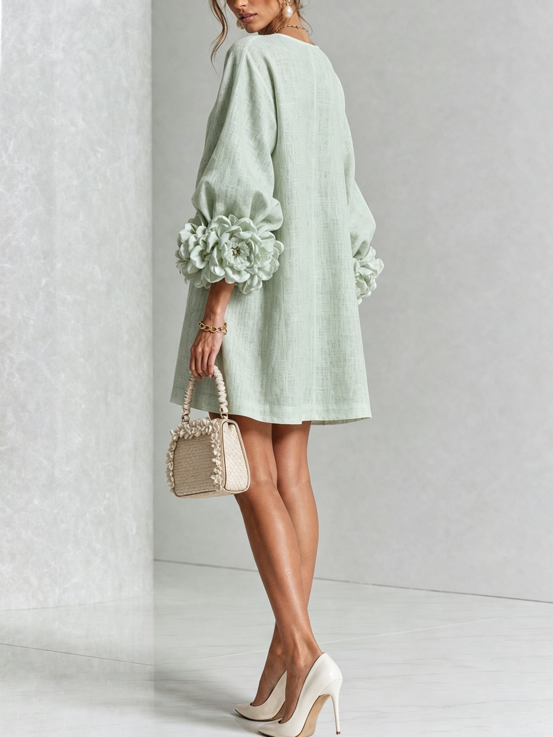 Clover | Floral Button-Down Mini