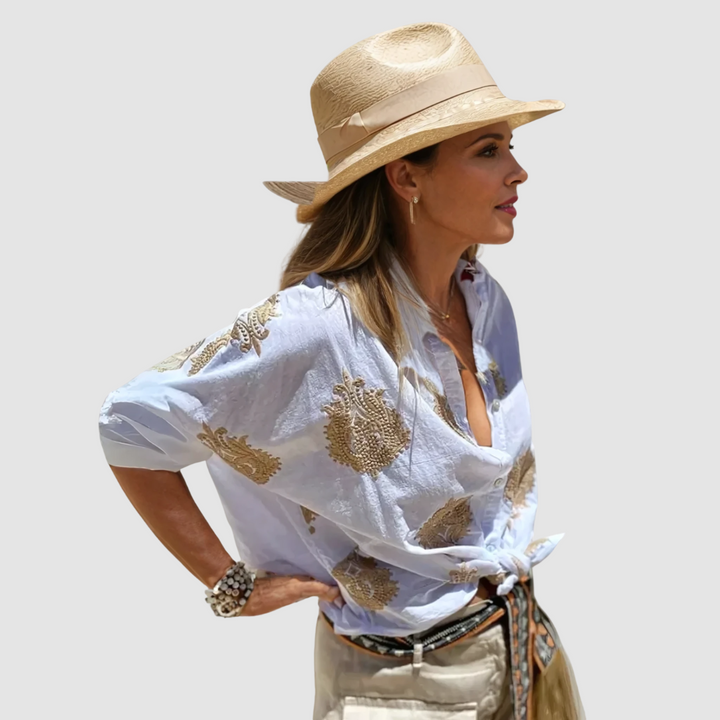 The Gabrielle | Elegant Breathable Blouse