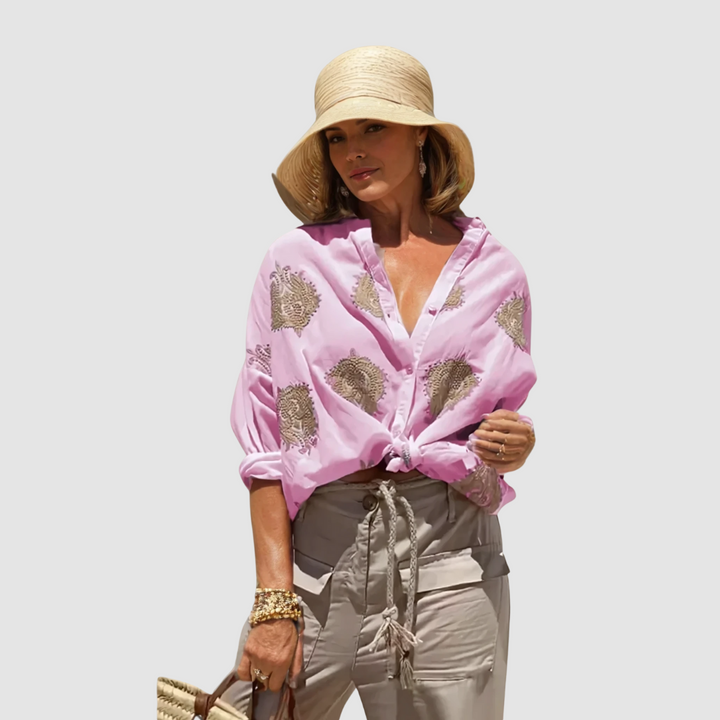 The Gabrielle | Elegant Breathable Blouse